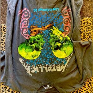 Vintage Metallica tour shirt